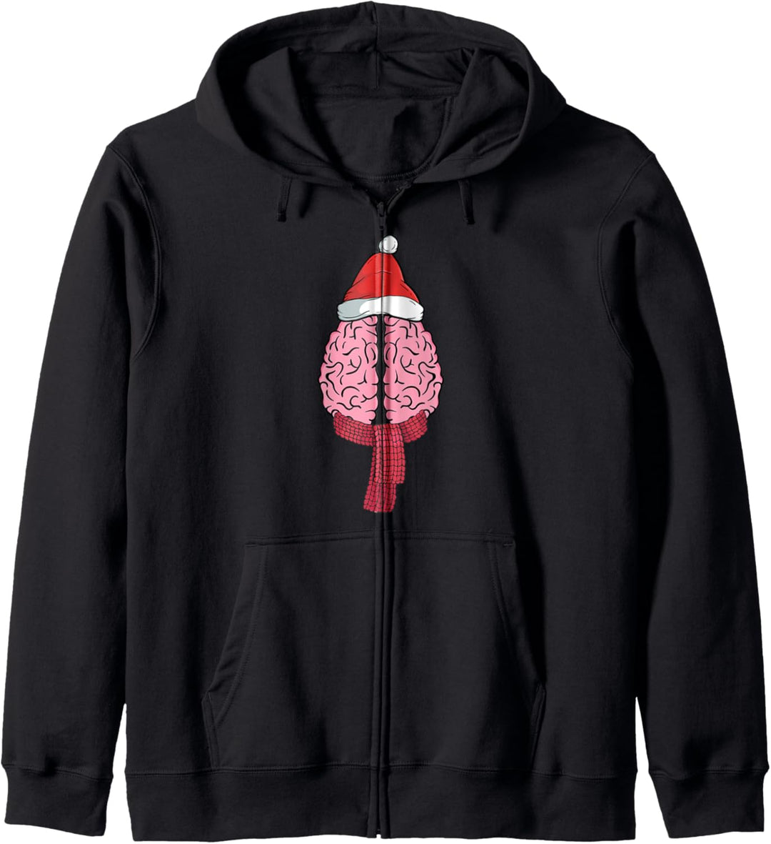 Christmas Brain Graphic Psych Major Funny Psychology Gift Kapuzenjacke
