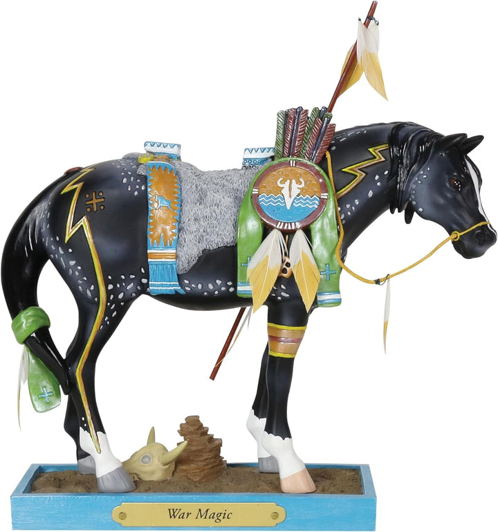 Enesco Trail of Painted Ponies War Magic, 19,8 cm Steinharz-Figur, 20 cm, Mehrfarbig