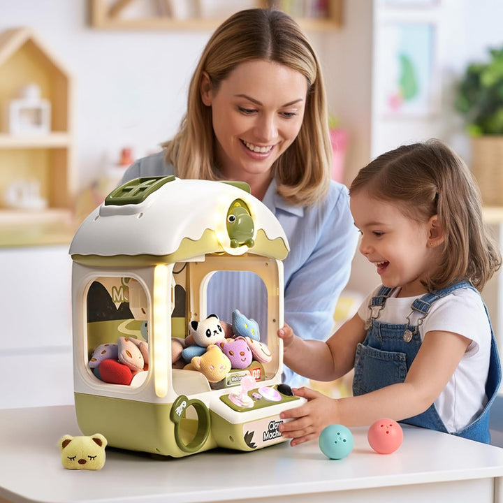 cossy Greifautomat, Greifautomat Kinder mit Licht und Musik, Süsser Dinosaurier Candy Grabber mit 24