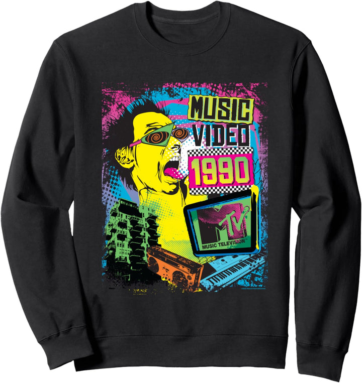 MTV Neon Rocker Sweatshirt