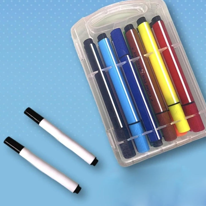 Generisch Zeichenroboter Stift, Komplettes pädagogisches Set mit flüssig schreibenden Ersatzmarkern