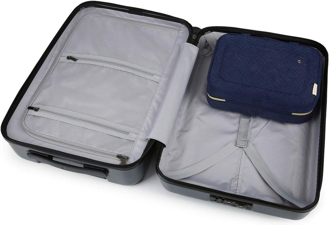 BAGSMART Kulturbeutel Reisetasche mit Haken zum Aufhängen, Wasserabweisende Make-up-Kosmetiktasche R