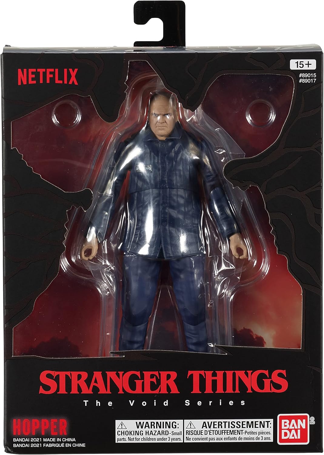 Bandai Stranger Things 6” Hawkins Figure Collection - Hopper (Season 4) Hopper (Staffel 4) Bandai, B