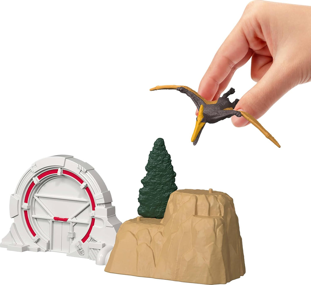 Mattel JGB67 - Jurassic World - Adventskalender - 24 Überraschungen - 18 Dinosaurier Figuren & Zubeh