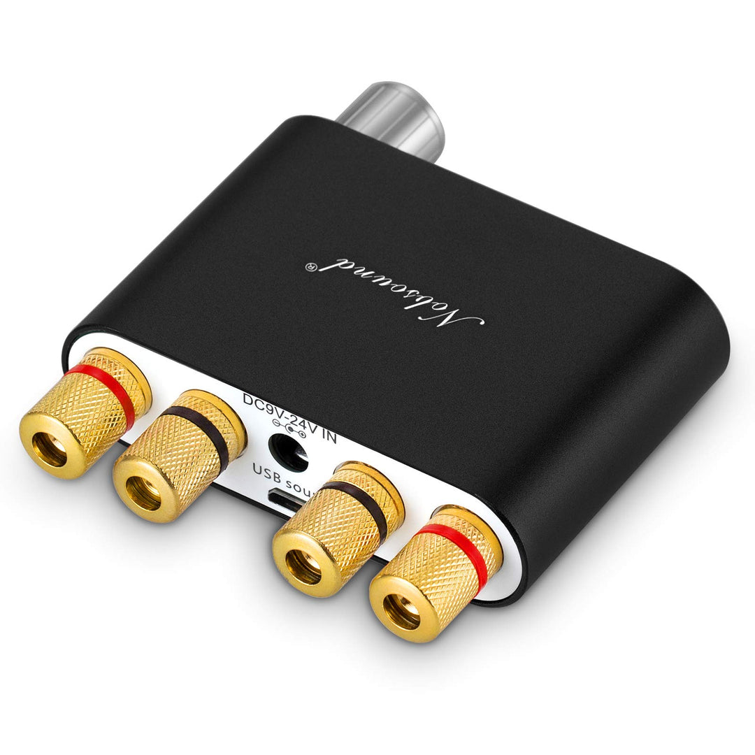 Nobsound NS-10G Mini Bluetooth 5.0 Digitaler Stereo Verstärker 100W HiFi Power Amp mit Netzteil (Sch