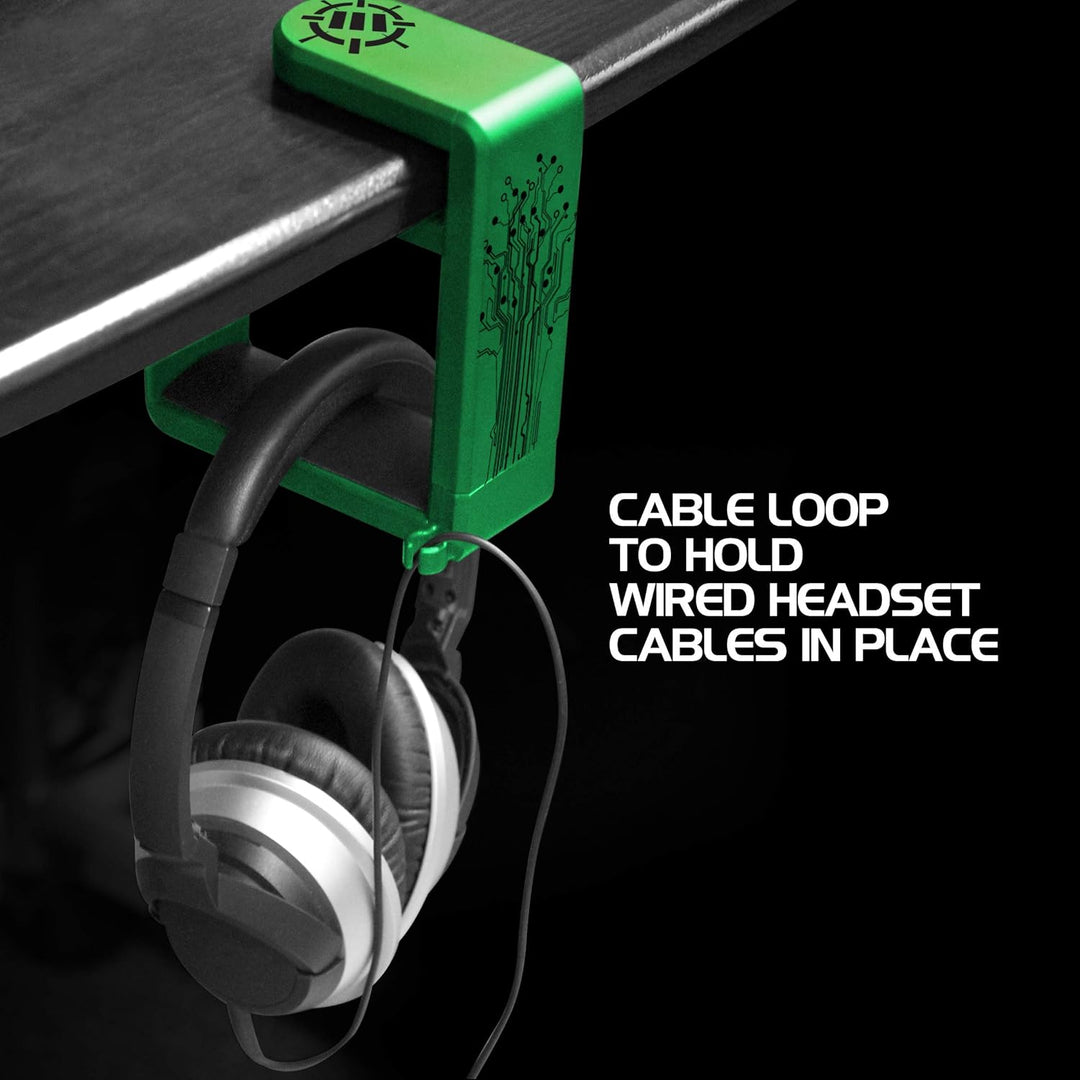 ENHANCE PC Gaming Headset Kopfhörer Halterung Hanger Mount Kopfhörer Stand mit verstellbaren & Schwe