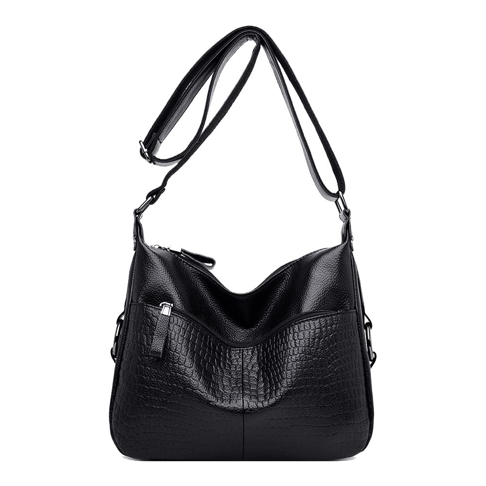 Coolives Damen Umhängetasche Handtasche aus PU-Leder Mode Tasche Schultertasche Leichte Taschen Schu