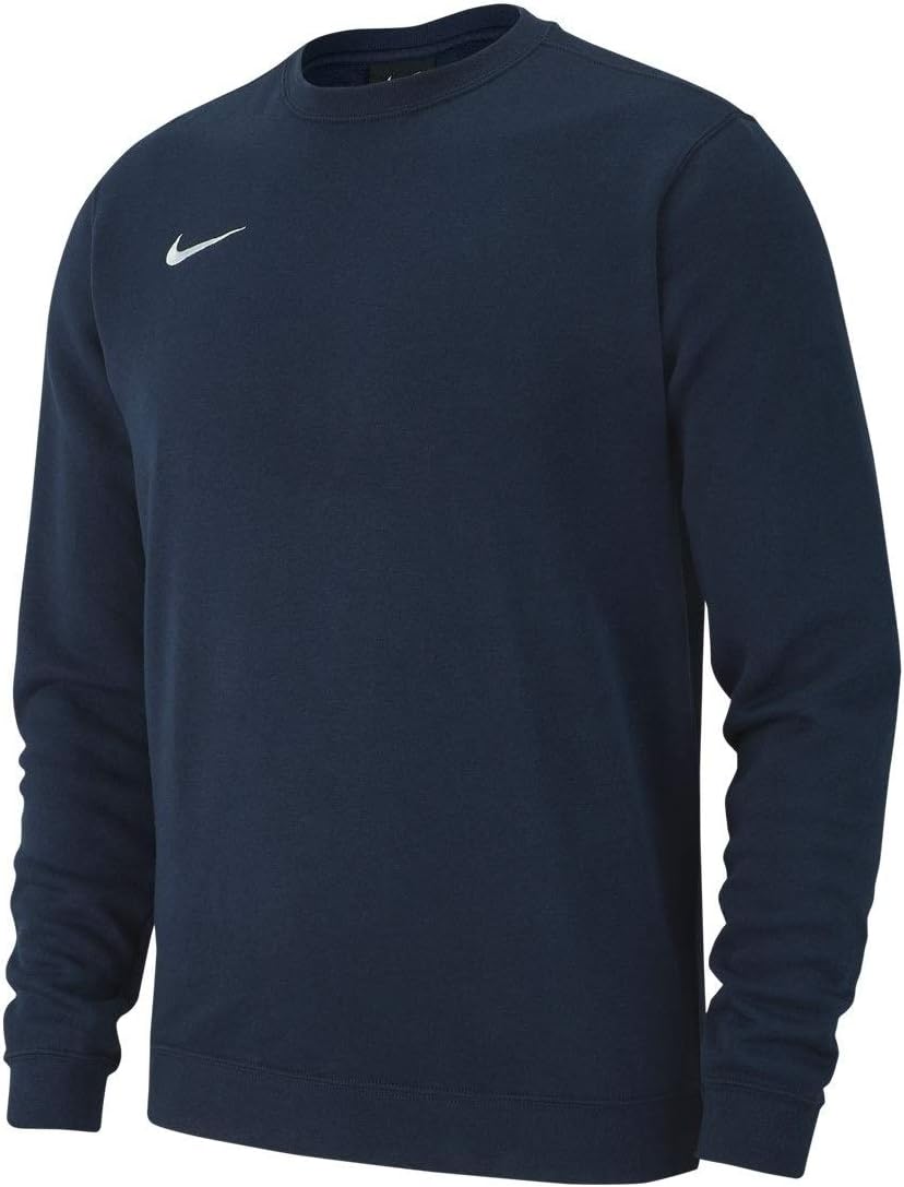 Nike Kinder Sweatshirt Team Club Full Zip Kapuzenjacke,Blau (Obsidian/football White), S S Obsidian/