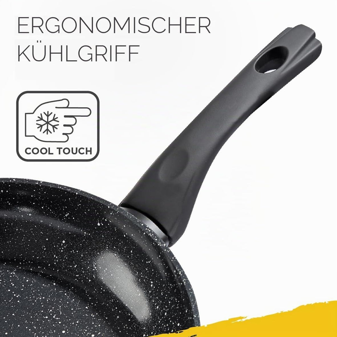 Blackmoor 67090 Classic Bratpfanne, 26 cm, Antihaftbeschichtung, Cool-Touch-Griff, geeignet für Indu