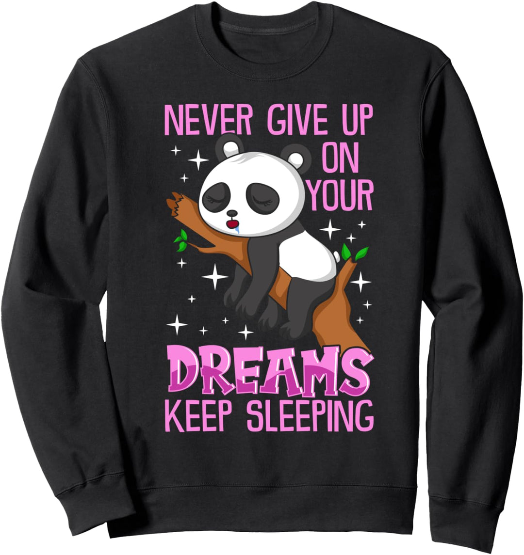 Kids Pajamas Girls Top Pajama Gift Boys Sleeping Panda Bear Sweatshirt