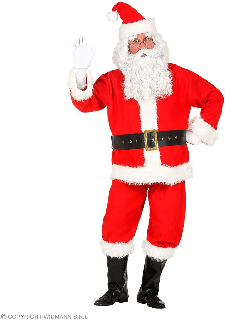 "SANTA CLAUS" (jacket, pants, belt, boot covers, hat) - (L/XL) L-XL, L-XL