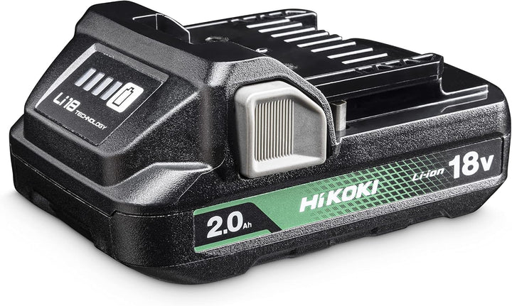HiKOKI Akkuschrauber DS18DF (Li-Ion, 18 V, 2 Gang, 53 Nm, LED-Licht, Koffer, inkl. 2 x 2.0 Ah Akku u