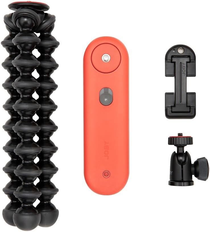 JOBY Swing-Komplett-Kit, mit elektronischem Bluetooth-Slider, GorillaPod, Kugelkopf, Handy-Halterung