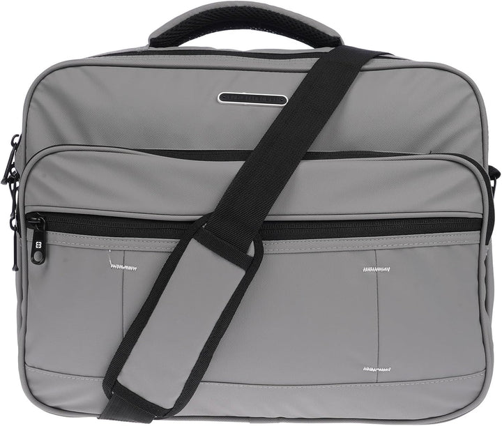 Christian Wippermann XXL Herren Umhängetasche Flugbegleiter Tasche Messenger Arbeitstasche 17 Zoll L