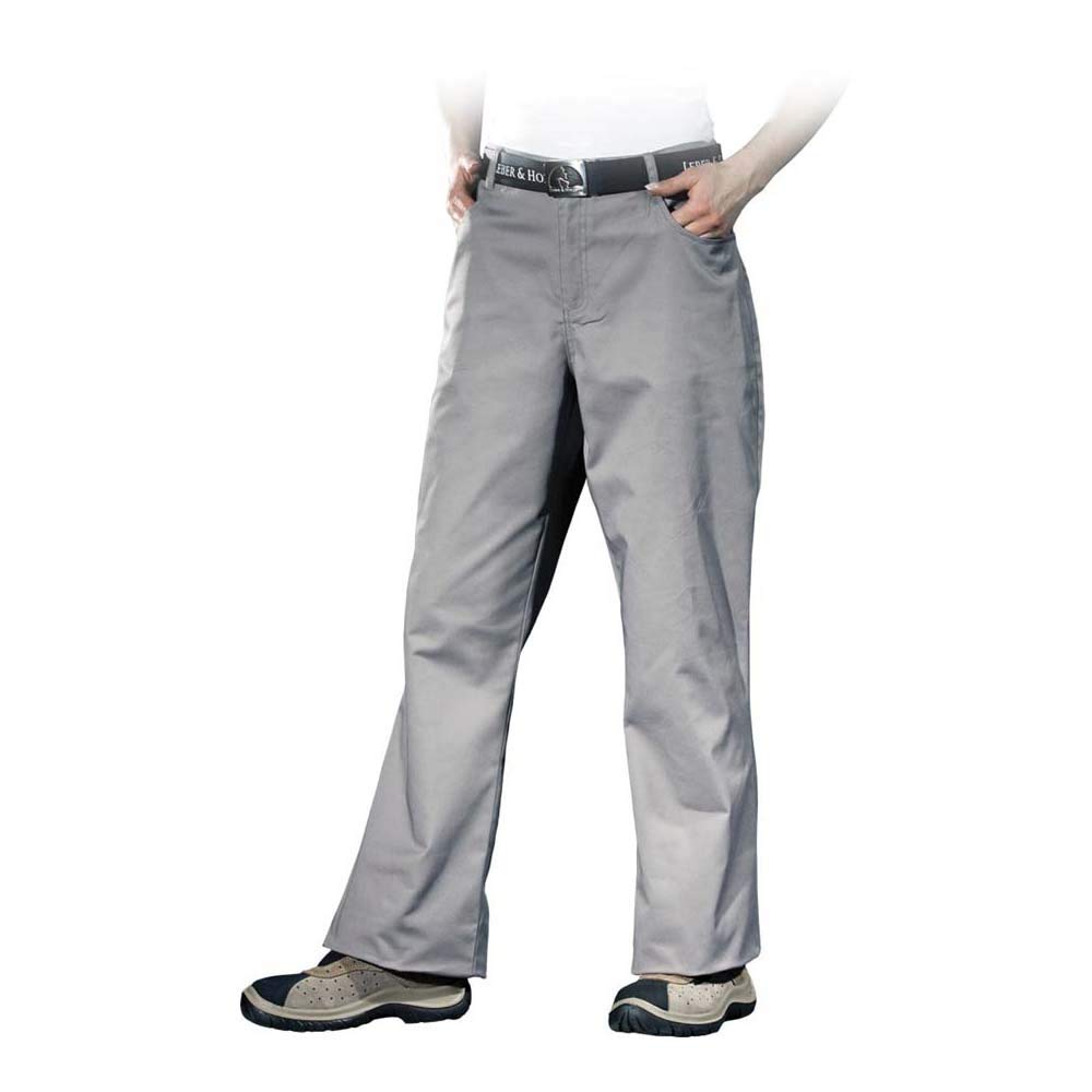 Leber&Hollman LH-PANTVISER_M Service Schutzhose für Frauen, Grau/Stahlblau, M Grösse