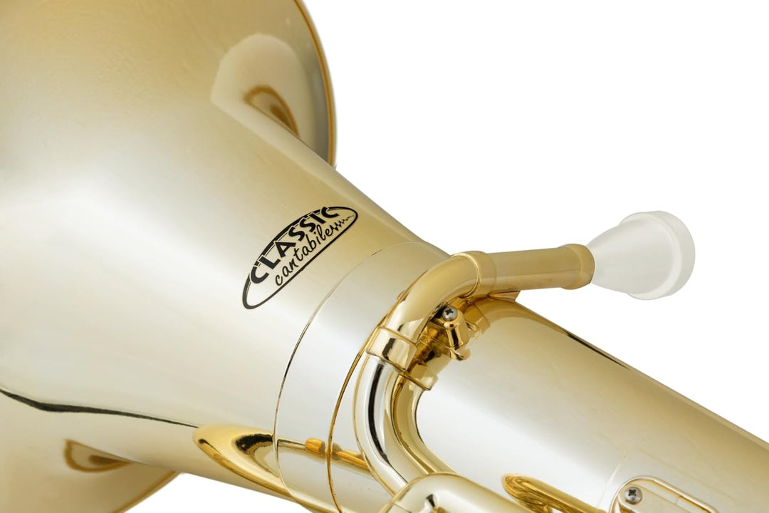 Classic Cantabile MardiBrass Kunststoff Bb-Euphonium - 4 Aluminium-Ventile - nur 2,2 kg leicht - ink