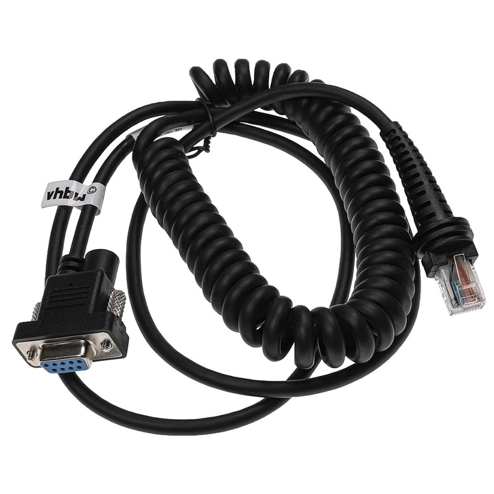 vhbw Datenkabel RJ45 Stecker auf RS232 Stecker kompatibel mit Datalogic Gryphon D100, D200, M100 Bar