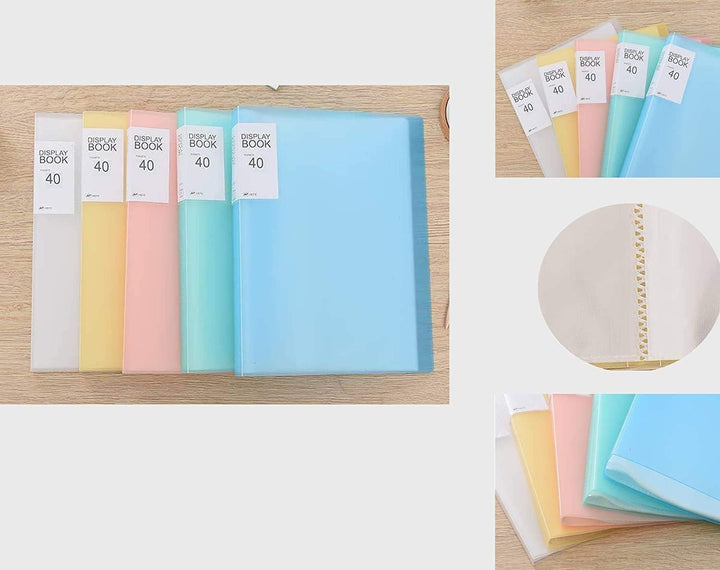 TUKA-i-AKUT [5x] Sichtbuch PP A3 insgesamt 200 Klarsichthüllen für 400 Blatt (je Buch 40 Klarsichthü