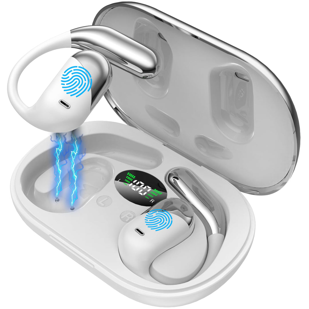 Real-Time AI Translation Earbuds, 198 Language Translator Earbuds, German-English Translator, AI Übe