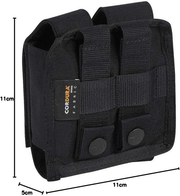 Tasmanian Tiger Mil Pouch 2 x 40 mm Schwarz, Schwarz