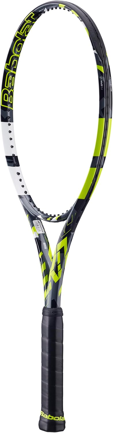 Babolat 102479-370 Pure Aero Tennisschläger, Grip 2, Grau/Gelb/Weiss