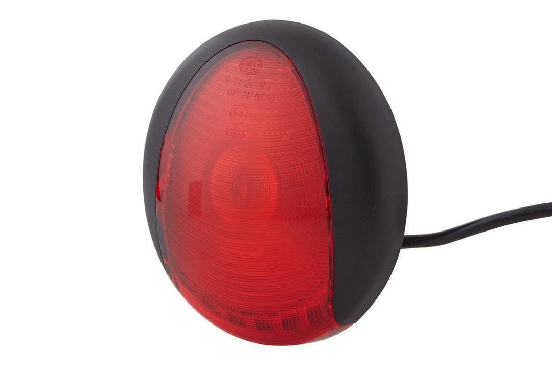 HELLA - Heckleuchte - EuroLED - LED - 24/12V - Anbau/geschraubt - Lichtscheibenfarbe: rot - LED-Lich