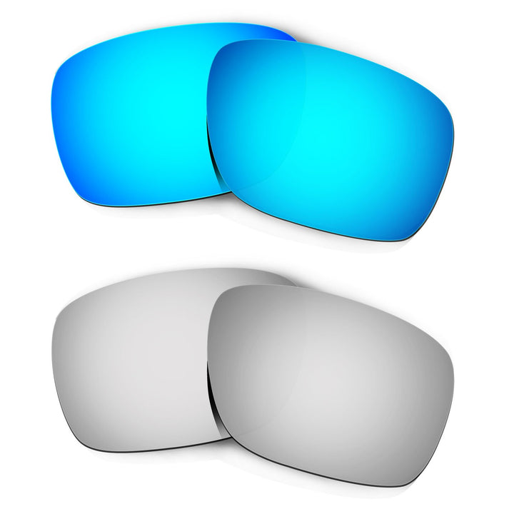 HKUCO Plus Replacement Lenses For Oakley Turbine - 2 pair Combo Pack