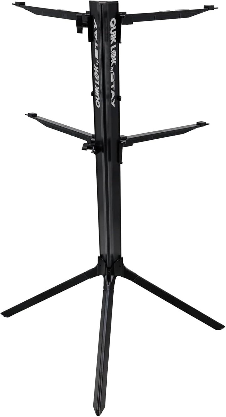 Stay Musik S1100/02blk Ständer Black 2 Tier Straight, Black 2 Tier Straight