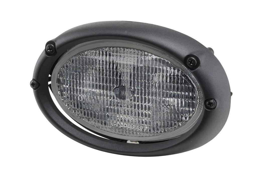 HELLA - Halogen-Arbeitsscheinwerfer - Oval 100 - 12V - Einbau/Schraubanschluss - 2-Punkt Befestigung