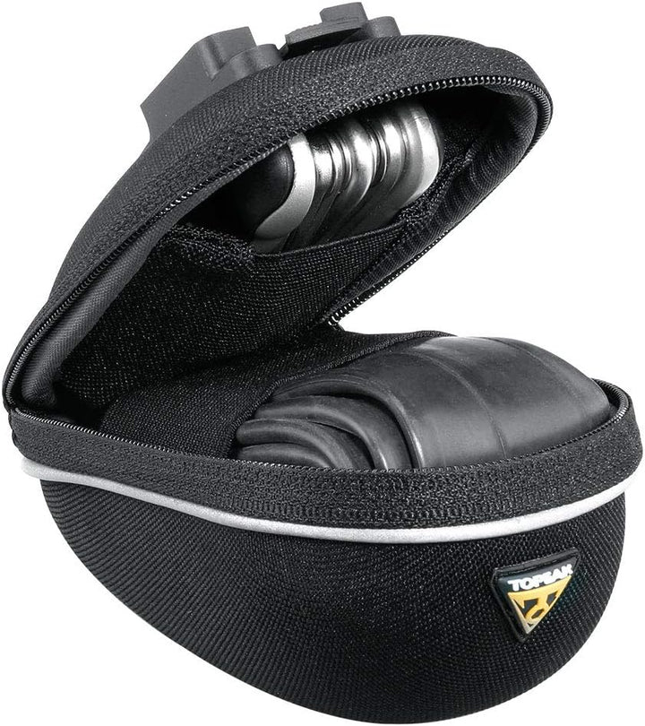 Topeak Satteltasche Pro Pack, W/Fixer F25 14x8.5x9 cm, 0.43 L Schwarz, 14x8.5x9 cm, 0.43 L Schwarz