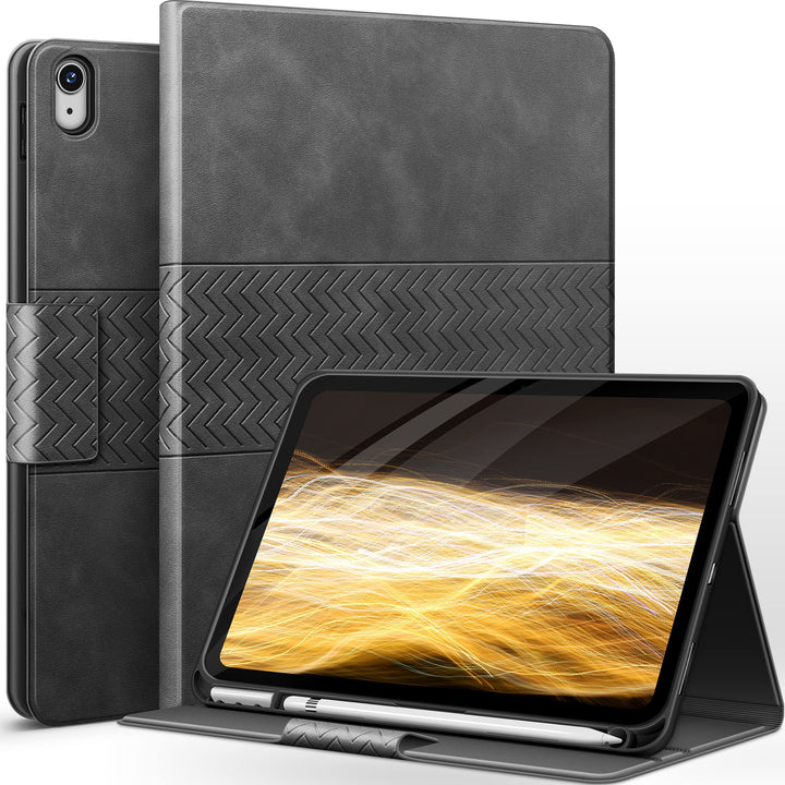 AUAUA Hülle für iPad 10. Generation 2022, 10,9 Zoll Hülle mit Apple Stifthalter, Auto Schlaf/Aufwach