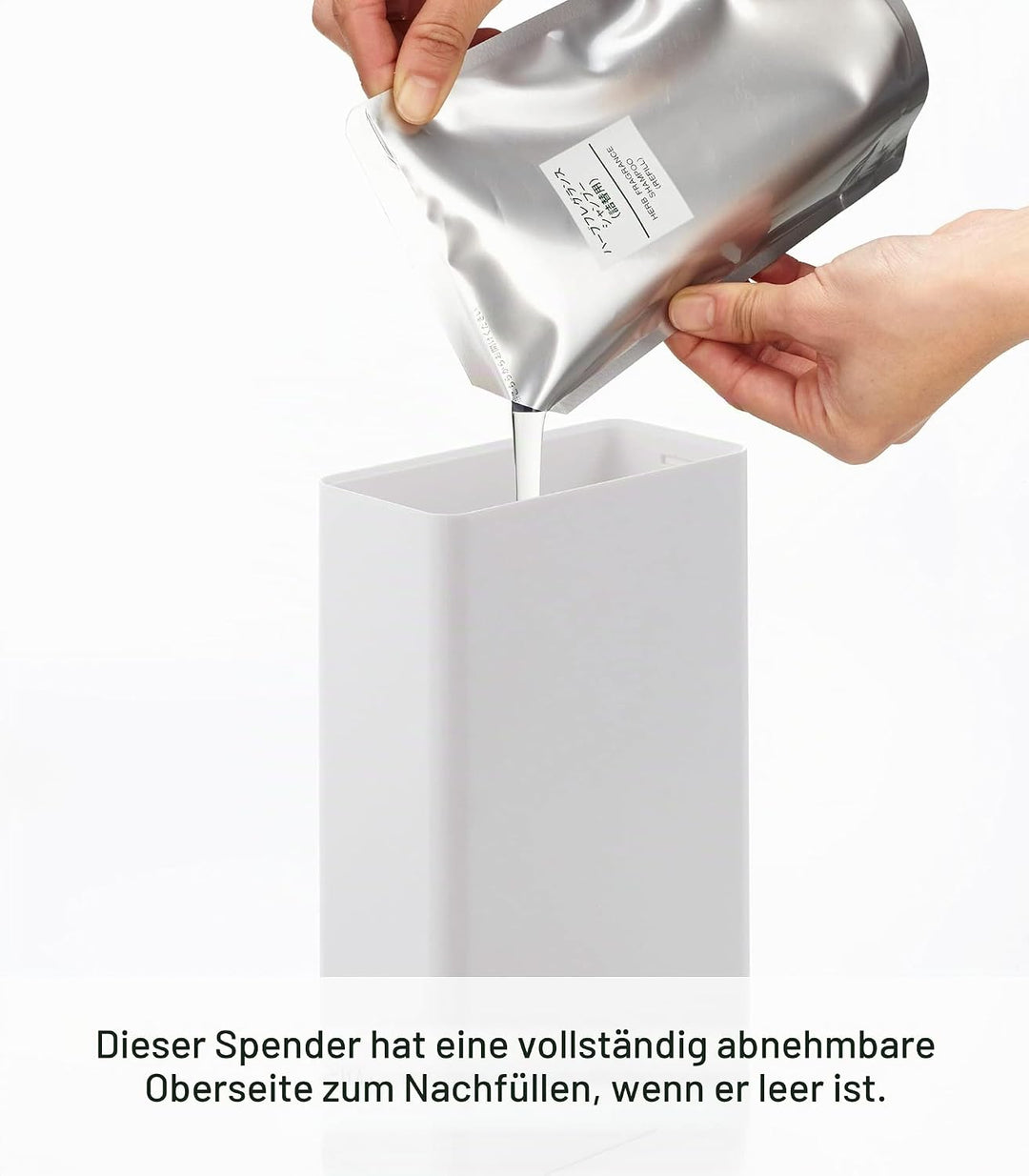 Yamazaki Tower Body Seifenspender, rechteckig, Weiss One Size Weiss, One Size Weiss