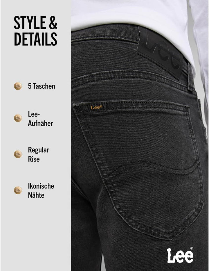 Lee Herren Daren Zip Fly Asphalt Rocker Jeans 28W / 32L Asphalt Rocker, 28W / 32L Asphalt Rocker