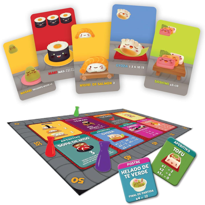 Devir - Sushi Go Party: Spanisch, Brettspiel (BGSGPARTY), Sushi Go Party