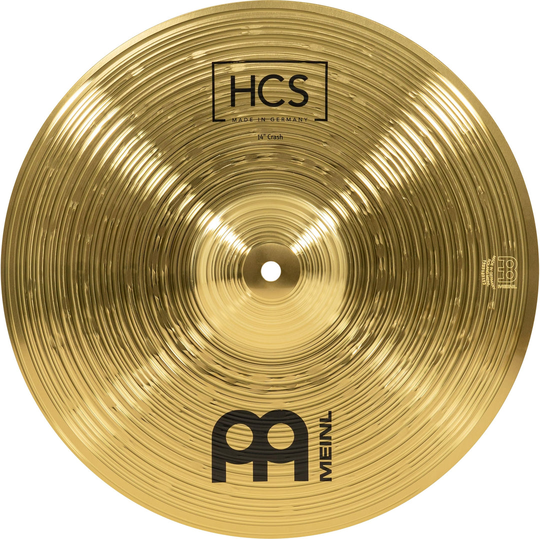 Meinl Cymbals HCS14C HCS Serie 35,56 cm (14 Zoll) Crash Becken Einzelbett, Einzelbett