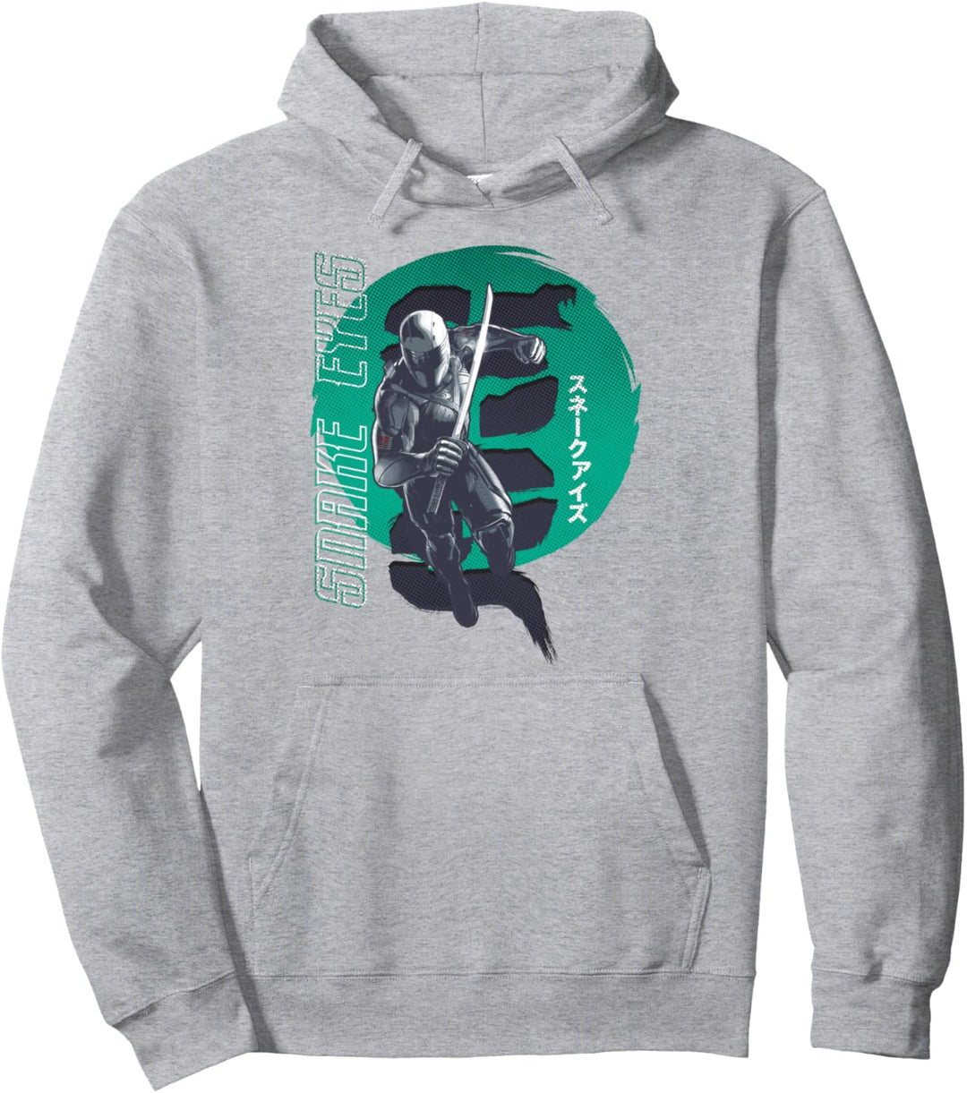 Snake Eyes Circle Tones Green Pullover Hoodie