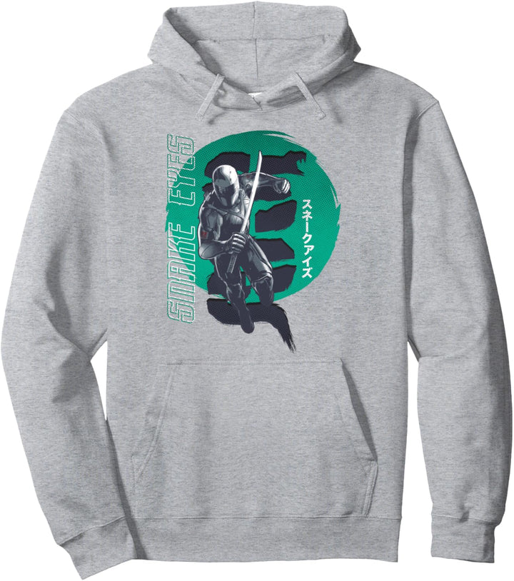 Snake Eyes Circle Tones Green Pullover Hoodie
