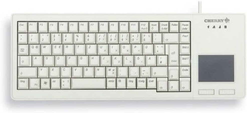 CHERRY XS Touchball Keyboard, Deutsches Layout, QWERTZ Tastatur, kabelgebundene Tastatur, mechanisch