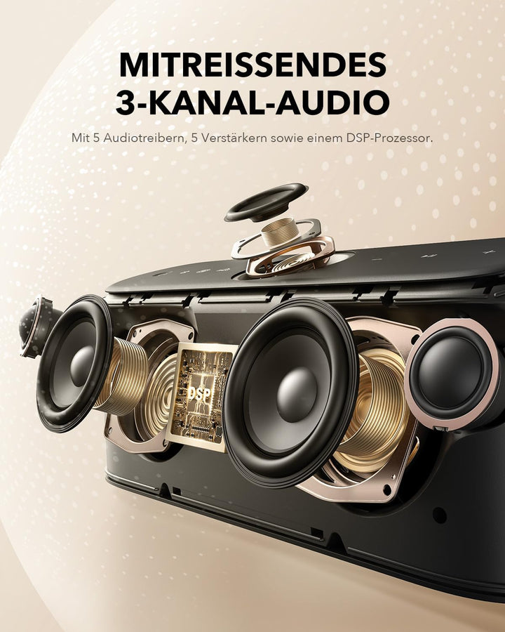 soundcore Motion x600 Bluetooth Lautsprecher, Lautsprecher Boxen Bluetooth mit Hi-Res Spatial Audio