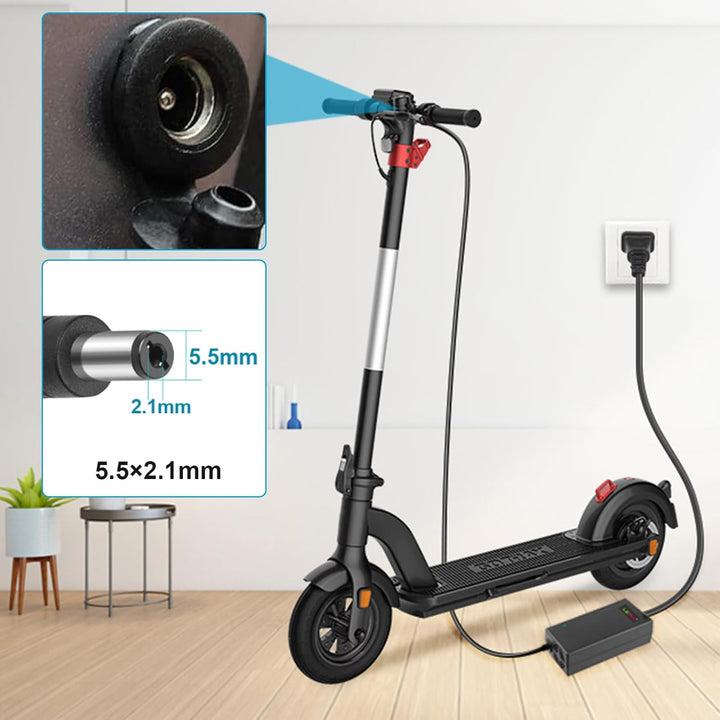 Labtec 54,6V 48V 2A Ladegerät Ladekabel für 48V 2A 13S Li-on Akkus E-Bike Elektrofahrrad Pedelec Hov