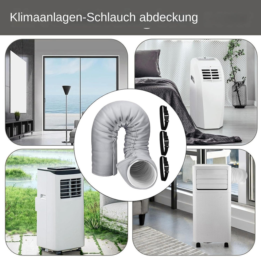 Klimaanlagen-Schlauchabdeckung Isolierung - Mobile AC-Abluftschlauch-Isolierhülse Für 12,7-15cm | St