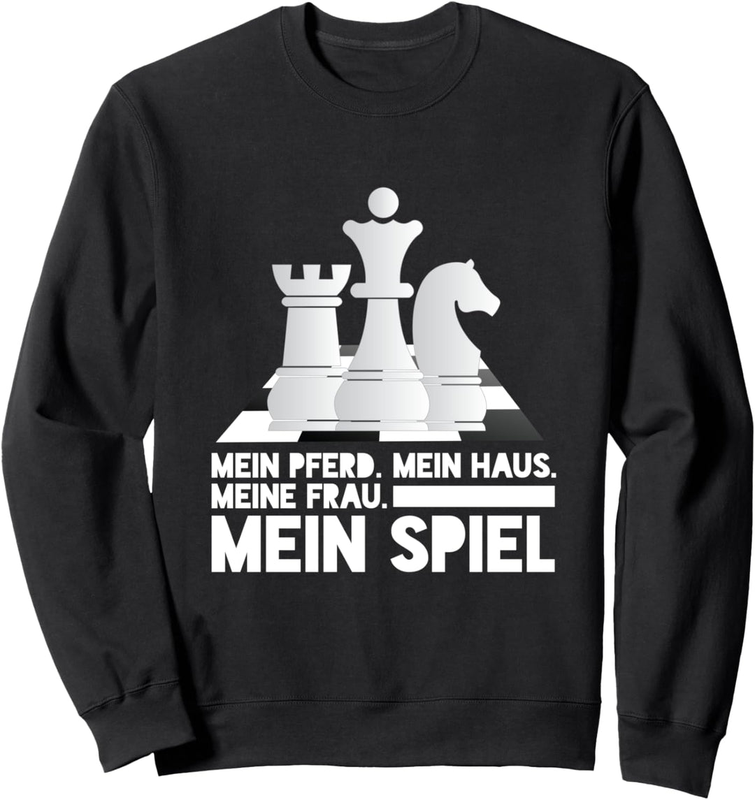 Schachspieler Schachfigur Schachbrett - Schach Sweatshirt