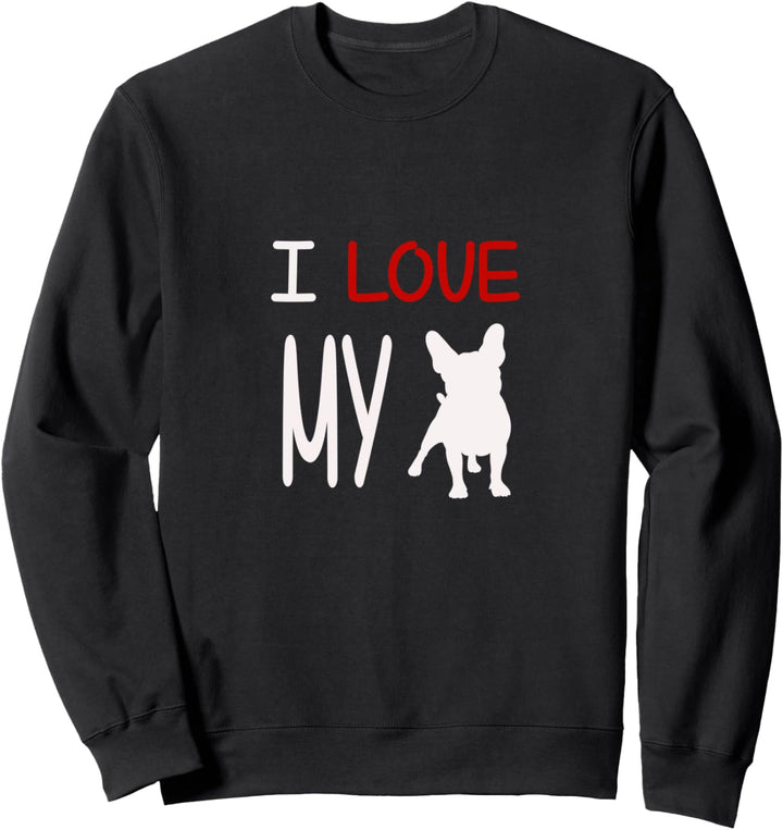Damen Frenchie Mom Französische Bulldogge French Bulldog Sweatshirt