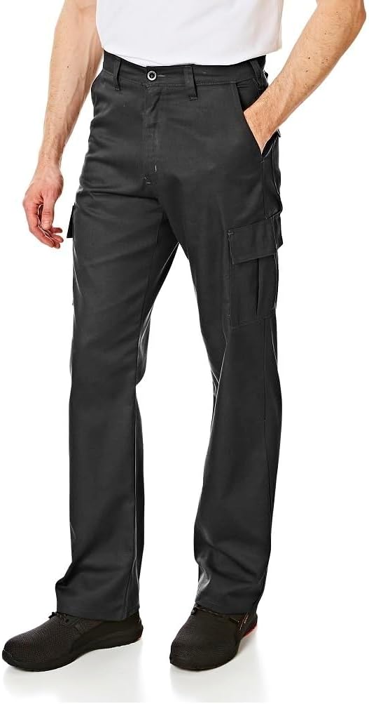 Lee Cooper Herren Cargo Arbeitshose 245 GSM – Workwear Hose Strapazierfähig Multi Taschen Pflegeleic