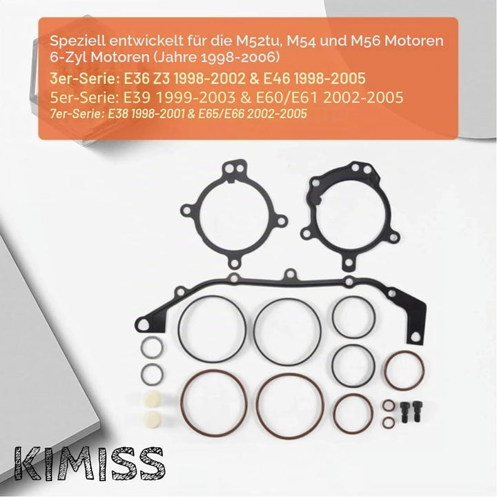 KIMISS Kunststoff 1 Satz * Reparatursatz für O-Ring-Dichtung, Doppel Vanos Reparatursatz für O-Ring