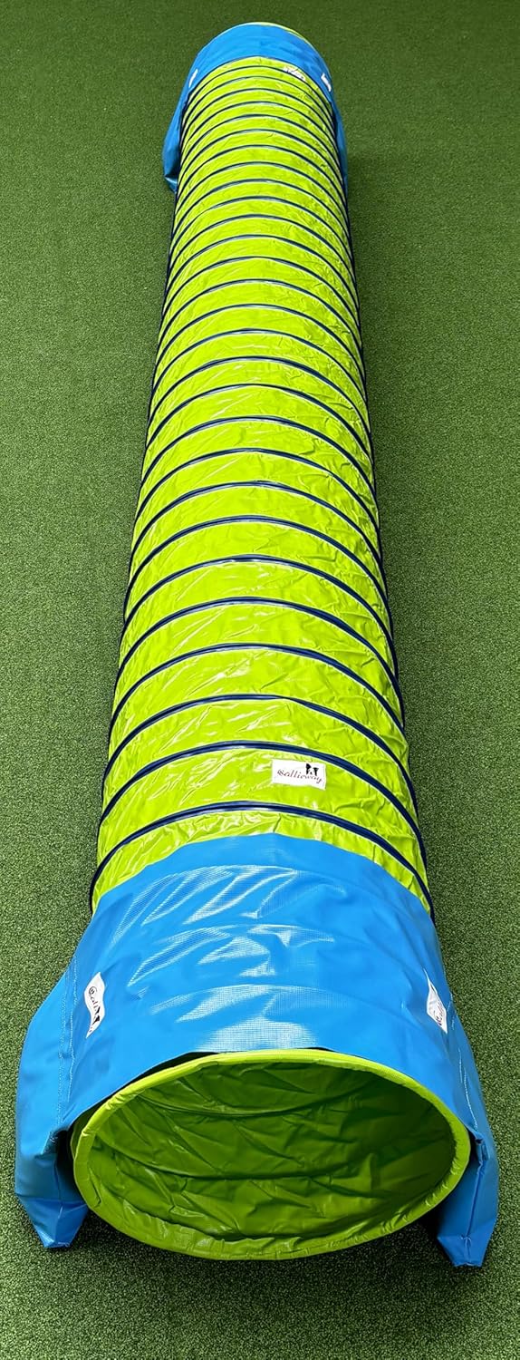 Callieway® Dog Agility Tunnel Profi Hunde Tunnel Agility Gerät (Stützsandsäcke bereits inklusive) (5