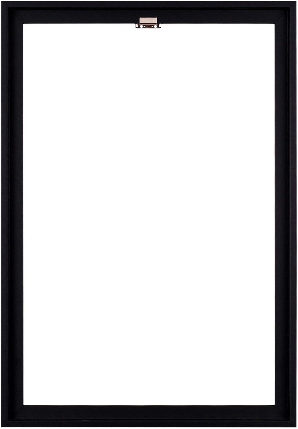 Rahmendesign24 Schattenfugenrahmen Oslo für Keilrahmenbilder und Leinwände 42x59,4 (DIN A2) Schwarz