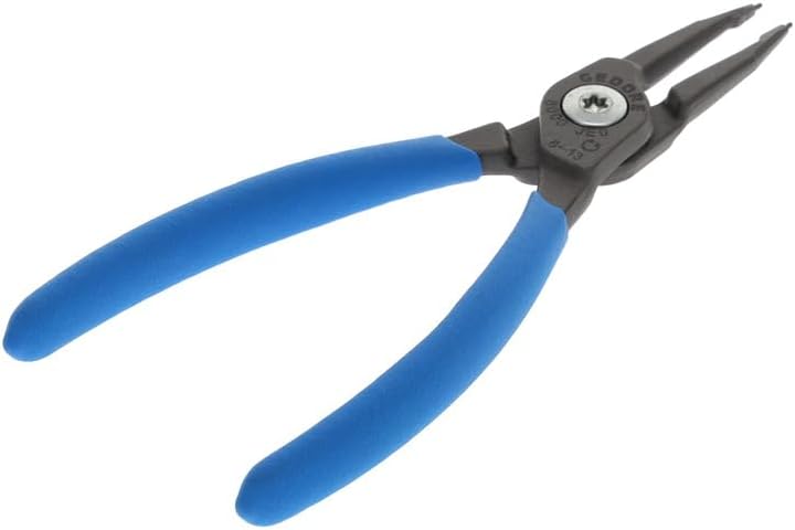 GEDORE Montagezange für Sicherungsring innen, Verwindungshemmend, gerade Backen, Spitzen-Ø: 0,9 mm,