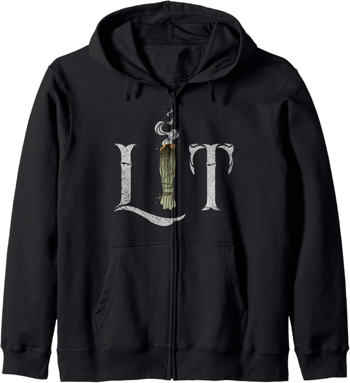 Lustiger Halloween-Hexen-Stick, beleuchtet Kapuzenjacke