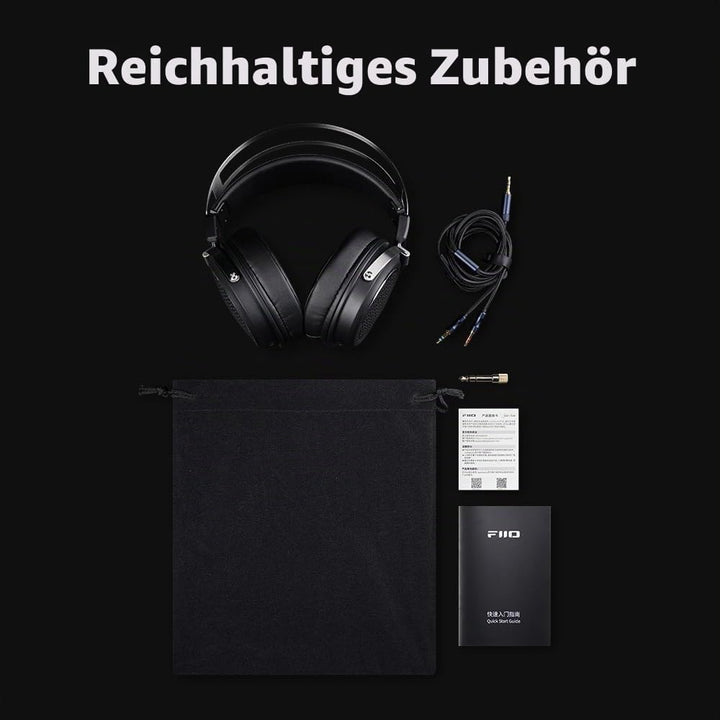 FiiO JadeAudio JT1 Professionelle Studio-Kopfhörer für Aufnahmen, Gaming-Headset mit Mikrofon, 50 mm